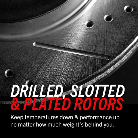 POWERSTOP AR85155XL DRILLEDSLOTTED ROTOR PAIR