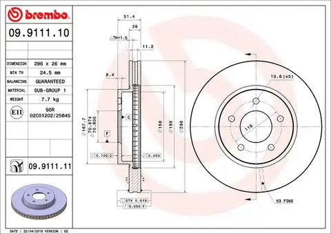 DISC BRAKE ROTOR