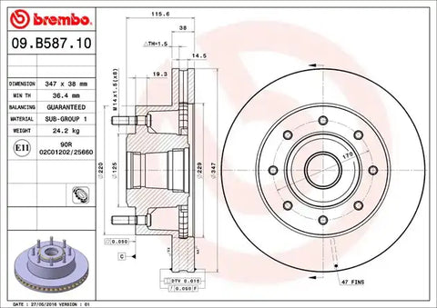 DISC BRAKE ROTOR