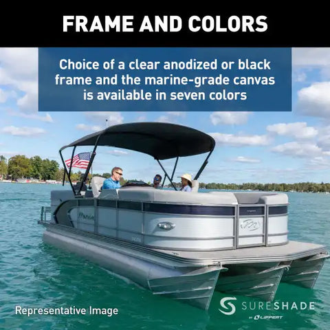 TAYLOR MADE 2021133094 SURESHADE BATTERY POWERED BIMINI -