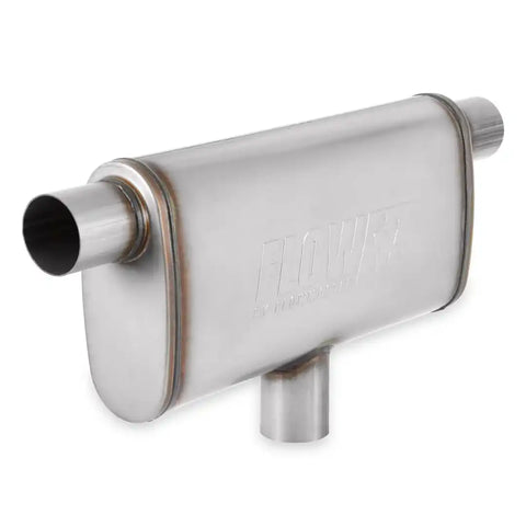 Flowmaster 72206 Exhaust Muffler FlowFX Oval 409 Stainless Steel Case Single 2-1/2