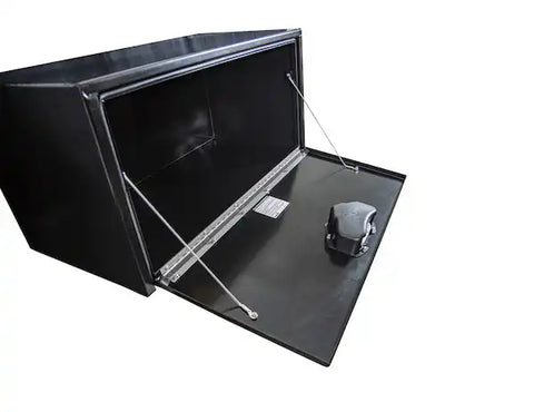 Buyers Products 1702305 Tool Box Underbody 1 Recessed Drop Door Smooth Gloss Bla