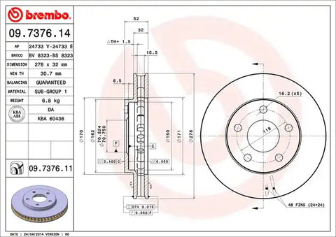 DISC BRAKE ROTOR