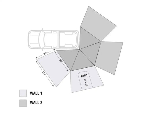 NOMADIC 270 LT AWNING WALL 2 DRIVER