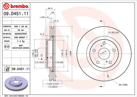DISC BRAKE ROTOR