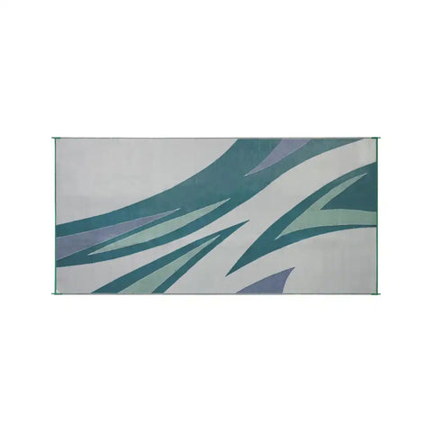 MAT SUMMER WAVES 8X16 GRN/BLUE
