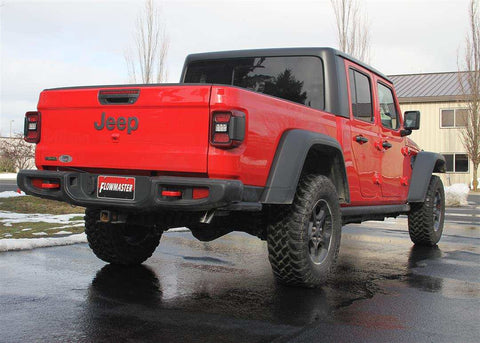 Flowmaster 818131 Exhaust System Kit American Thunder  Cat Back System 409S Stainl