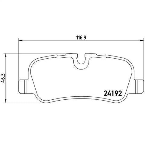DISC BRAKE PAD SET