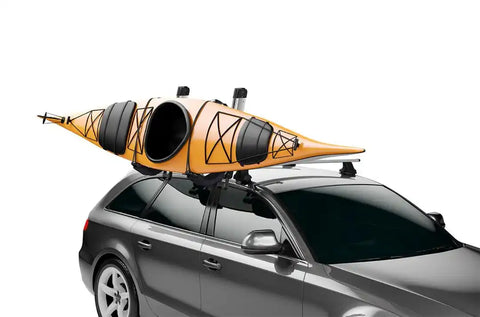 Thule 898001 Kayak Carrier Hullavator Pro Fits Thule WingBar Evo Racks Gas Strut Lift Assist Style Holds 1 Kayak - Sold as Pair