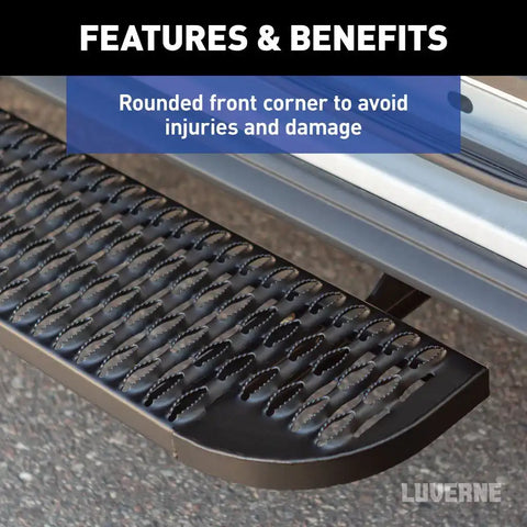 LUVERNE 495154-401817 - Grip Step XL 9-1/2 x 54 Steel Passenger Running Board, Select Ford E-Transit