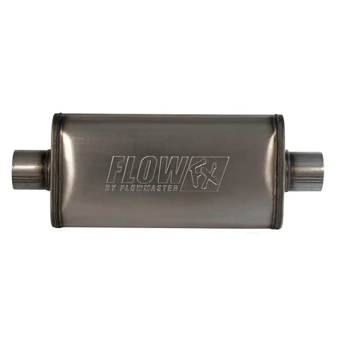 Flowmaster 71249 FlowFX Muffler Universal 3 in. Inlet/Outlet Center 409 Stainless Steel