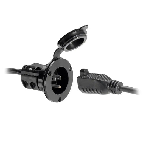 MINN KOTA 1865108 MKR-21 AC POWER PORT (BLACK)