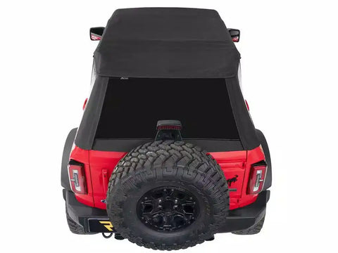 Rampage 139135 - Trailview Fastback Frameless Soft Top for 21-25 Ford Bronco 4-door