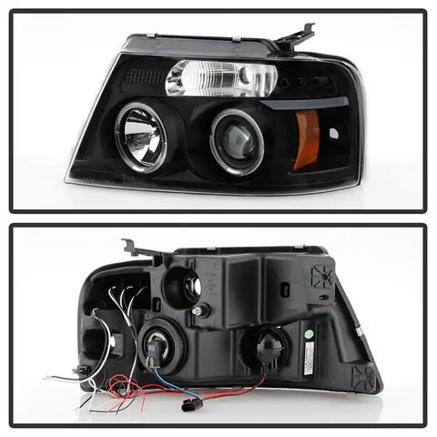 Spyder Automotive 5010209 Headlight Assembly Version 2 Halogen Bulb Projector Beam
