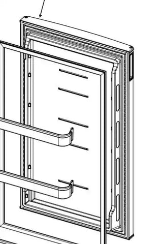 FRESHFOOD DOOR AND GASKET SS