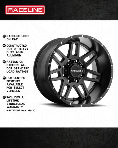 RACELINE 931B-79093-00 931B 17X9 5X127 5X139.7 0MM