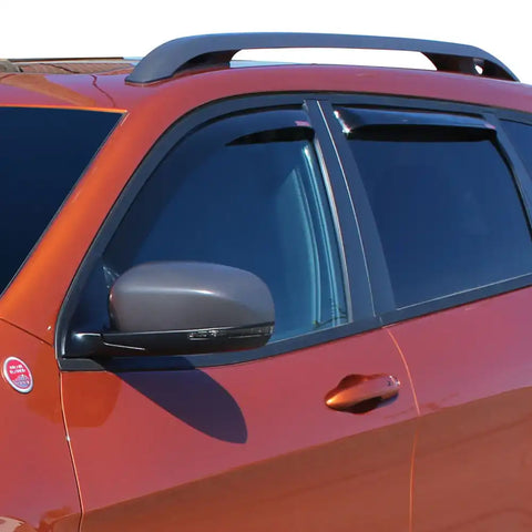 Westin 72-69487 - In-Channel Wind Deflector 4 pc. Smoke For King Cab Crew