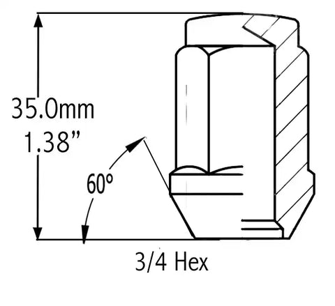 LUG-BLG 3/4-M12 1.75 1P