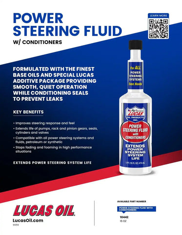 LUCAS OIL 10442 POWER STEERING FLUID