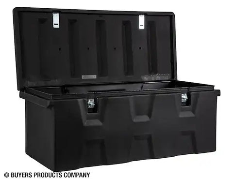 Buyers Products 1712240 Tool Box Chest Single Lid Smooth Black Polyethylene 19