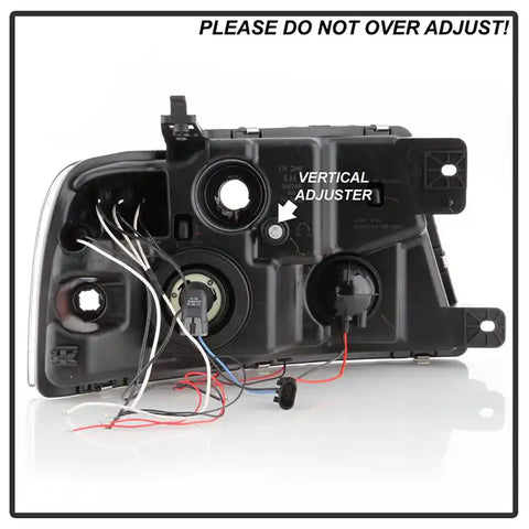 Spyder Automotive 5010209 Headlight Assembly Version 2 Halogen Bulb Projector Beam
