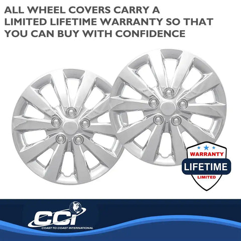 Coast To IWC52116C 16 Inch 10 Spoke Chrome Plated Plastic Set Of 4