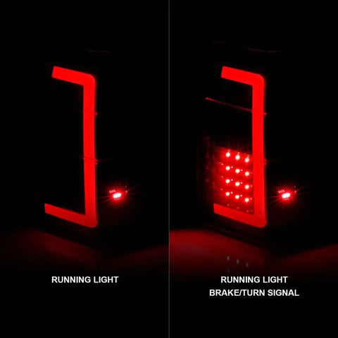 ANZO USA 311409 Tail Light Assembly LED Smoke Lens Black Housing With Sequential