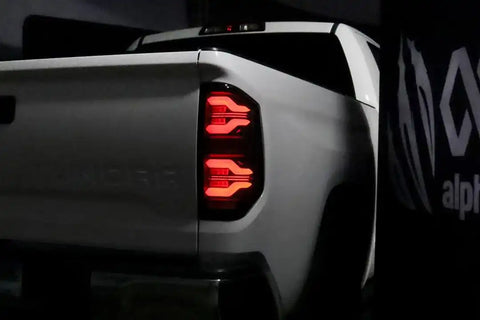 AlphaRex 672030 - LED Taillights Alpha-Black 2014-2021 Toyota Tundra