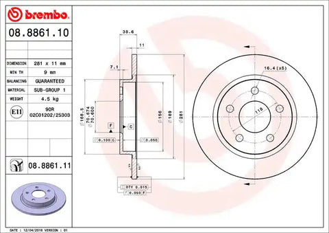 DISC BRAKE ROTOR