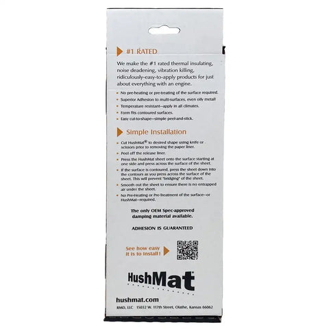 HUSHMAT 10150 MULTI USE KT STEALTH BLACK - SOUND