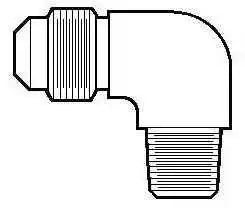 MIDLAND IND E1-6B 3/8 X 1/4 MALE ELBOW