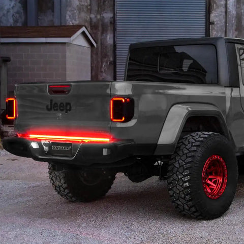 XK Glow XK041023 Tailgate Light - LED 60 Inch Rigid Light Bar Clear Lens White Reverse/ Red Running/ Red Brake