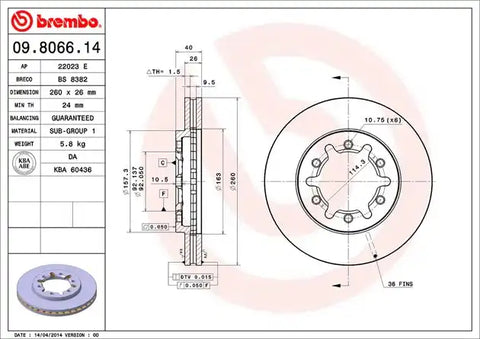 DISC BRAKE ROTOR