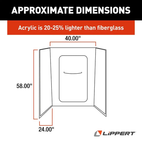 PRCHMNT-GOES WITH 40' TUB