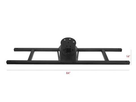 Armordillo 7180352 Spare Tire Carrier CR1 Series Truck Bed Bar Mount 37 Inch Tire