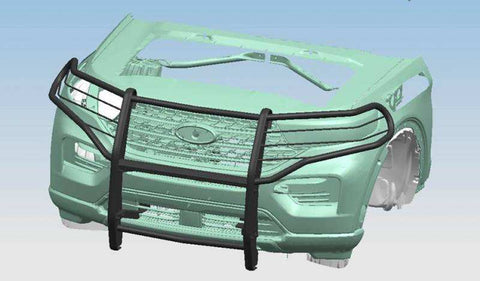 Black Horse Off Road 17FJ31MA - Steel Modular 2020-2023 Ford Explorer