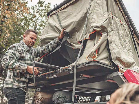 Havoc Offroad OL-104 Tent RealTruck GoTent Bed Rack Mount 84 Inch Length x 51.6 In