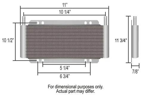 11 1/4X11X3/4 PLTFIN TRAN