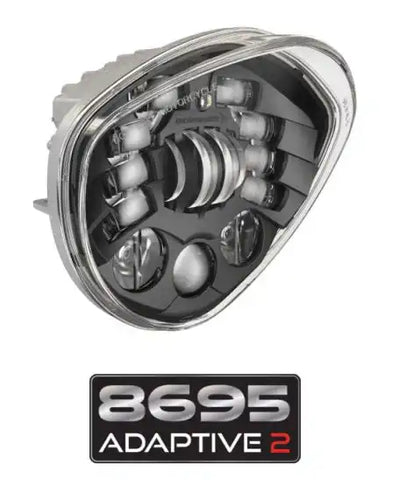 8695A2-12V LED HEADLIGHT  BLACK
