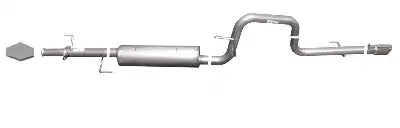 Gibson Performance Exhaust 18708 Cat-Back Single System Aluminized