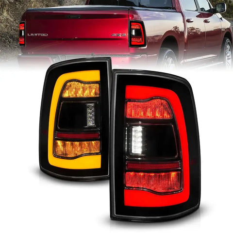 ANZO USA 311472 Tail Light Assembly LED Smoke Lens Black Housing Red Brake Light/