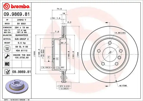 DISC BRAKE ROTOR
