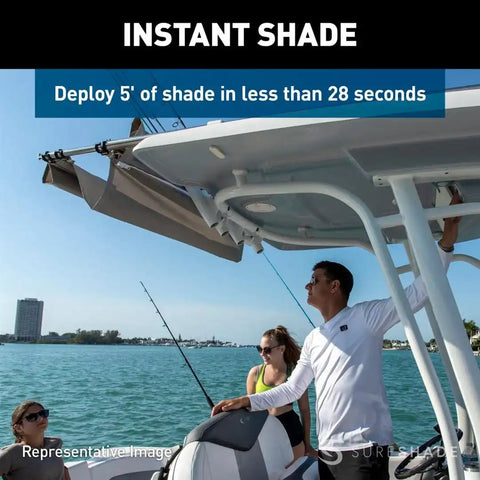 PTX POWER SHADE SS 51 INCH WIDE GRY