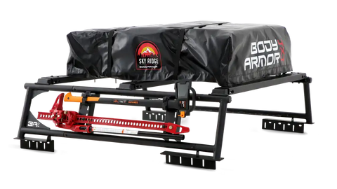 Body Armor 4x4 TK-6126 Mid Size Universal Overland Rack Bolt On Use Existing Bed Rails Black