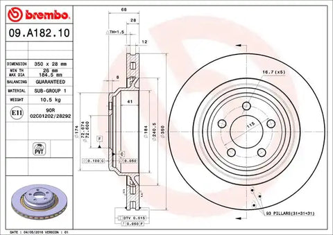 DISC BRAKE ROTOR