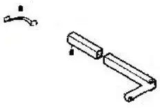DOMETIC 3311770.506 KIT  INNER RAFTER LH 3-4M