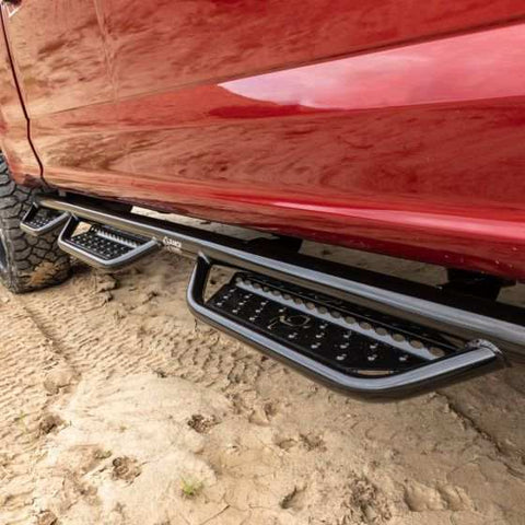 Ranch Hand RSF171C8B6S Nerf Bar - Truck Wheel to Wheel With Drop Down Steps With Be