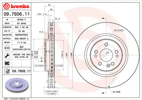 DISC BRAKE ROTOR