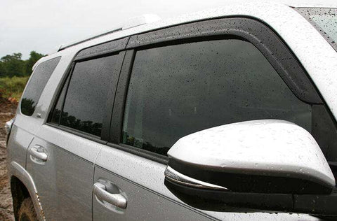 Auto Ventshade (AVS) 794052 - Ventvisor Deflector Smoke w/Chrome Trim Low Profile 4 pc.