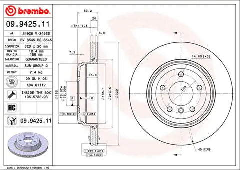 DISC BRAKE ROTOR